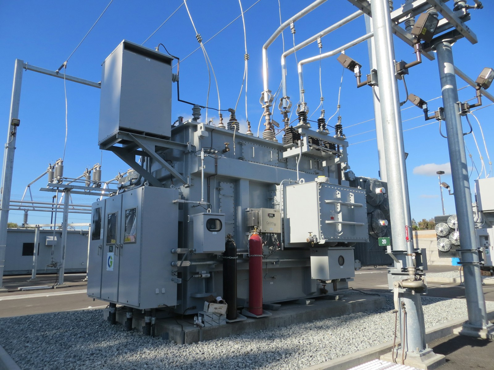 white electric power generator, equipment
